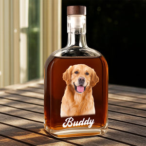 Custom Dog Photo Whiskey Bottle For Dog Lovers CH07 895974