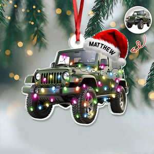 Custom Car Photo Acrylic Ornament For Christmas TH10 894439