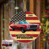 Custom Photo Vintage Retro Car Acrylic Ornament HA75 897274