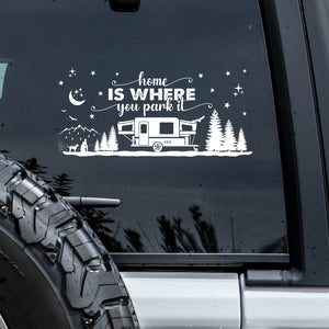 Drive Slow Drunk Campers Matter Custom Family Name Car Window Decal Sticker Gift For Camping Lovers CH07 910284