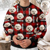 Custom Dog Photo And Name Christmas Ugly Sweater For Dog Lover TH10 896679