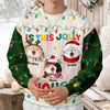 Custom Funny Cat Is This Jolly Enough Christmas Ugly Sweater LM32 895911