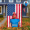 Custom Photo American Flag Garden Flag CH07 910380