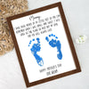 Personalized Footprints Sign 2-Layered Wooden Plaque With Stand, Happy Mother's Day TH10 169009