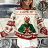 Custom Photo I Love My Wife/Husband Christmas Ugly Sweater TH10 896339
