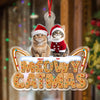 Custom Photo Meowy Catmas Acrylic Ornament HO82 900702