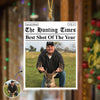 Custom Photo The Hunting Times - Hunter Of The Season Acrylic Ornament HA75 897562