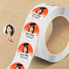 Custom Face Graduation 2026 Return Address Personalized Roll Sticker HA75 920446
