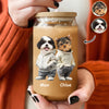 Custom Photo And Name Dog Glass Can For Dog Pet Lovers CH07 895340