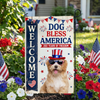 My Dog Celebrate 250 Years of Freedom America Custom Photo Garden Flag Funny Gift Decor CH07 910328