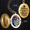 Custom Photo A Sweet Ending To A New Beginning Locket Necklace Graduation Gift HA75 892298