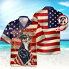 Custom Dog Photo American Patriot Hawaii Shirt TH10 898875