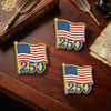 US Flag 250th Acrylic Pin TH10 169319