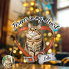 Custom Cat Photo Forever In My Heart Memorial Acrylic Ornament HA75 897522