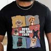 Custom Photo Best Dog Dad Ever Personalized Dark Shirt CH07 895922