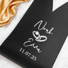Personalized Groom & Bride Wedding Leather Wine Bag Engagement Gift, Wedding Gift CH07 896532