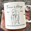 Custom Photo Anniversary Wedding Gifts For Husband And Wife, Him And Her White Mug CH07 899842