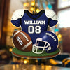 Personalized American Football Acrylic Ornament Football Team Gift HA75 898076