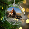 Custom Photo Hunting Glass Ornament TH10 896667
