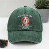 Custom Photo Best Dog Dad/Mom Ever Washed Denim Baseball Cap HO82 893894