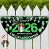 Custom Photo Graduation Senior Class Of 2026 Non-Pleated Fan Flag CH07 910634