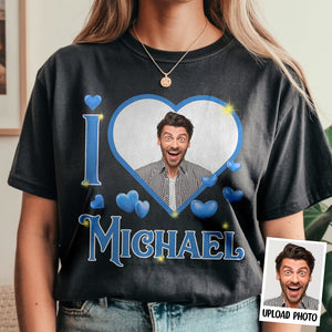 Custom Photo I Heart Comfort Shirt Gift For Couple LM32 897471