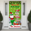 Custom Family Name Welcome To My Home Door Cover Christmas Gift For Family CH07 899970