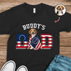 Custom Photo Dog Cat Dad With America 250 Shirt HO82 901266