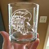 Personalized Name 250th America Eagle Engraved Whiskey Glass HA75 920270