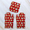 Personalized Pet Photo with Cute Pattern Oven Mitt, Custom Gift for Pet Lovers LM32 899229