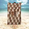 Custom Funny Face Photo Beach Towel Summer Party Gift CH07 895796