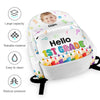 Custom Cute Kid Photo Hello School Backpack Back To School Gift CH07 896068