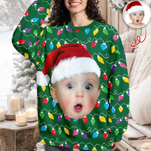 Custom Big Face Photo This Is My Ugly Sweater - Personalized Ugly Sweater CH07 896056