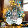 Custom Photo Cat Paw Shaped Acrylic Ornament Christmas Gift For Cat Lovers HA75 897062