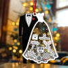 First Christmas Married Personalized Wedding Wood & Acrylic Ornament Christmas Gift CH07 899404
