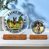 Custom Pet Photo Life Would Be Boring Without Me Round Acrylic Frame Block CH07 896044