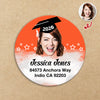 Custom Face Graduation 2026 Return Address Personalized Roll Sticker HA75 920446
