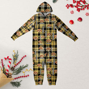 Custom Dog And Cat Photo With Name Onesie Pajamas For Dog Lovers, Cat Lovers HO82 894314