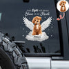 Custom Pet Photo Your Light Will Always Shine In My Heart Memorial Car Sticker HO82 900990