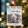 Custom Photo The Heaven Times Memorial Acrylic Ornament Christmas HO82 894678