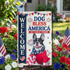 My Dog Celebrate America 250 Years of Freedom Custom Photo Garden Flag Funny Gift Decor CH07 910328