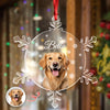 Custom Photo Dog Glass Ornament Christmas Gift For Dog Lovers CH07 899088