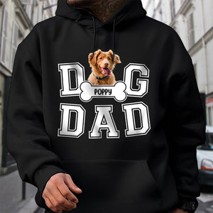 Custom Photo Dog Dad We Sniff Together, We Stick Together Dark Shirt HO82 894186