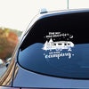 Personalized Happy Campers Camping Car Window Decal Sticker CH07 910368