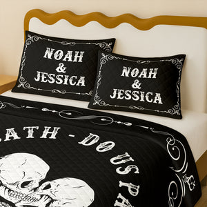Till Death Do Us Part - Personalized Bedding Set Valentine Gift For Couple CH07 899852