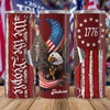 Personalized We The People American 250 Eagle Flag Skinny Tumbler LM32 899097