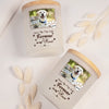 Custom Photo Forever Loved Pet Paw Print Glass Jar With LED Candle LM32 897509