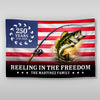 Custom Family Name Reeling In The Freedom House Flag TH10 169037