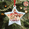 Personalized Family Photo Star Acrylic Ornament - Christmas Gift for Family CH07 896838