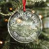 Couple Congrats On Being My Husband You Lucky Man Glass Circle Ornament HO82 894760
